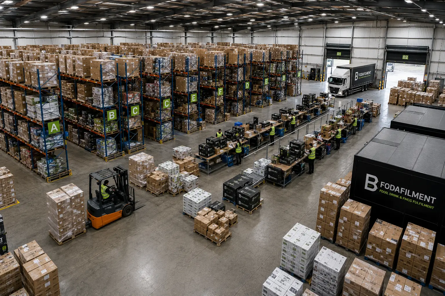 Controlled fulfilment warehouse